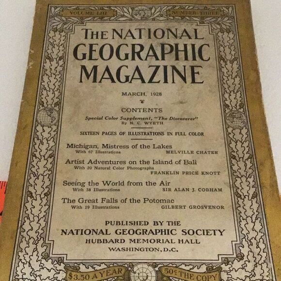 Vintage, the National Geographic 1921 and 1928 - Picture 2 of 10
